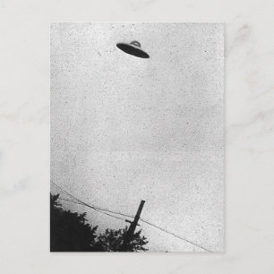 Fotografi av UFO över Passaic, New jersey 1952 Vykort