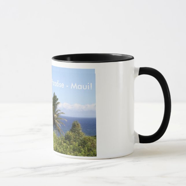 Fotografi av vacker Maui Hawaii på Mugg (Höger)