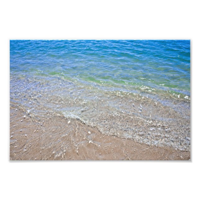 Fotografi av Vatten med blå Grönt Abstrakt (Framsidan)