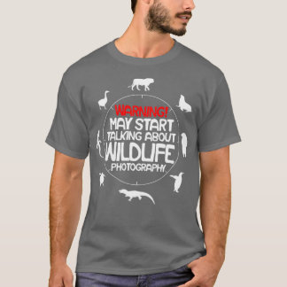 Fotografi av vilda djur (2) t shirt