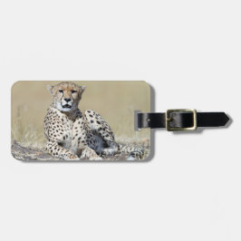 Fotografi av vilda djur i Cheetah Afrika Safari-dj Bagagebricka