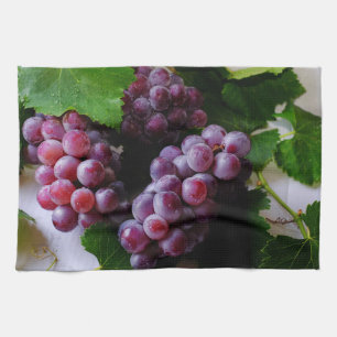 Fotografi av vinfrukt kökshandduk