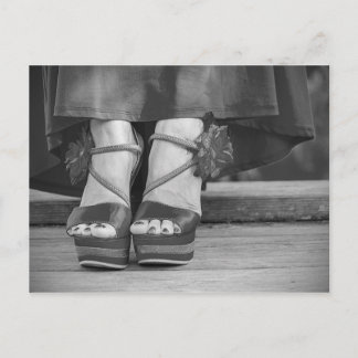 Fotografi av vintage Mode Vykort