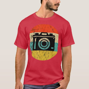 Fotografi av Vintagen Retro Sunset Camera Lens Pho T Shirt