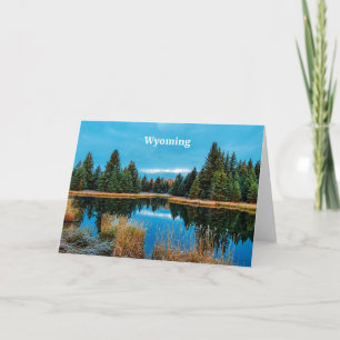 Fotografi av Wyoming liggande Kort