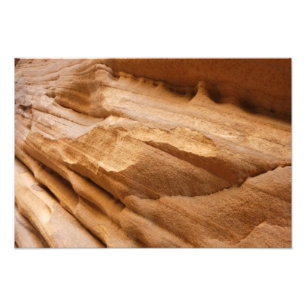 Fotografi av Zion Canyon Wall II Red Sten Abstrakt