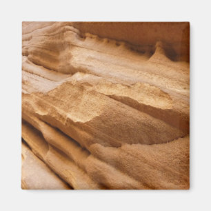Fotografi av Zion Canyon Wall II Red Sten Abstrakt Magnet