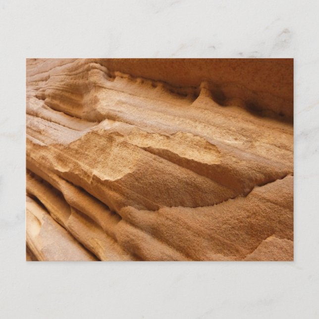 Fotografi av Zion Canyon Wall II Red Sten Abstrakt Vykort (Framsida)