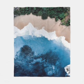 FOTOGRAFI FÖR AREALVYN I OCEAN FLEECEFILT