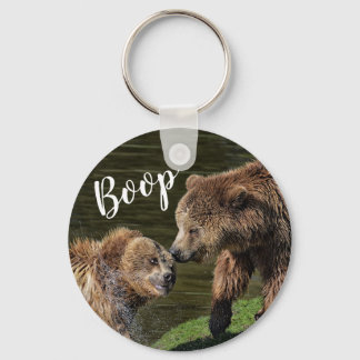 Fotografi för Cute Bears Funny Boop Nyckelring