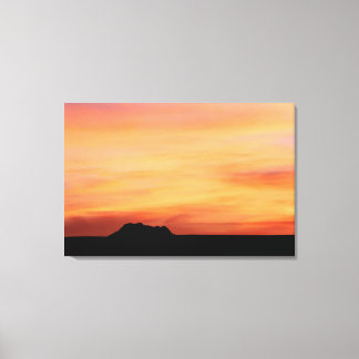Fotografi för Desert Himmel Canvastryck