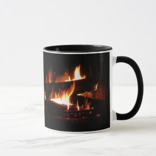 Fotografi för eldningsvinter mugg