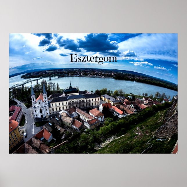 Fotografi för Esztergom liggande Poster (Framsidan)