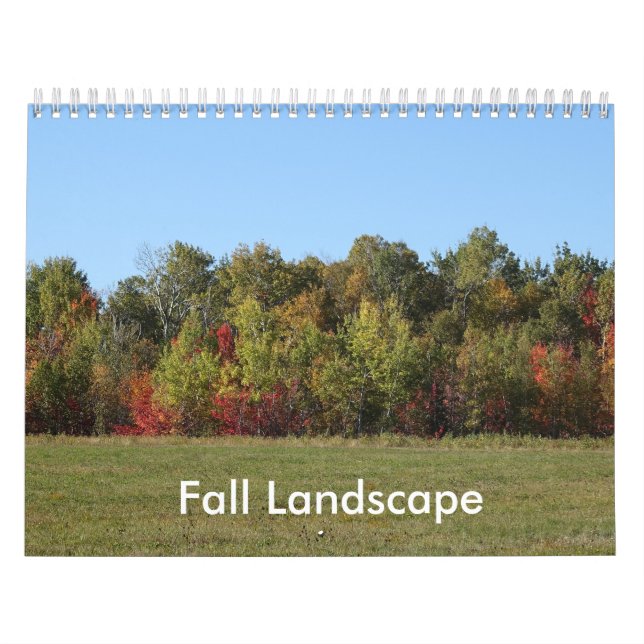 Fotografi för Fall liggande Kalender (Omslag)