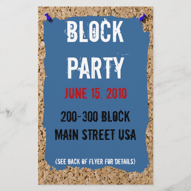 Fotografi för Grunge Kork Ram Flygblad (Framsidan)