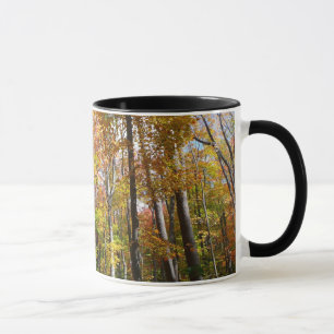Fotografi för höstlandskap i Fall Forest II Mugg