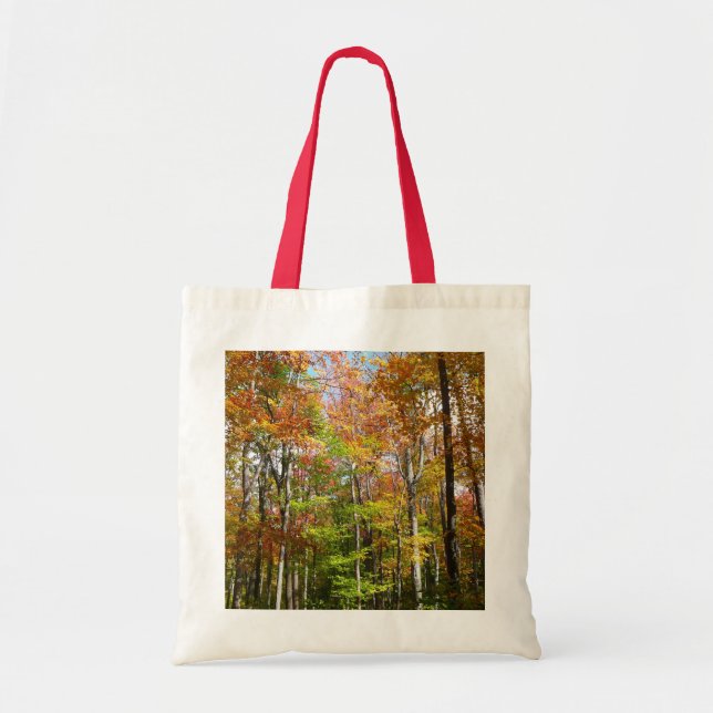 Fotografi för höstlandskap i Fall Forest II Tygkasse (Framsidan)