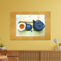 Fotografi för inställning av Rustic Tea-teknik för