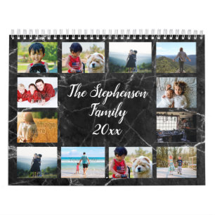 Fotografi för modern marble Family Kalender