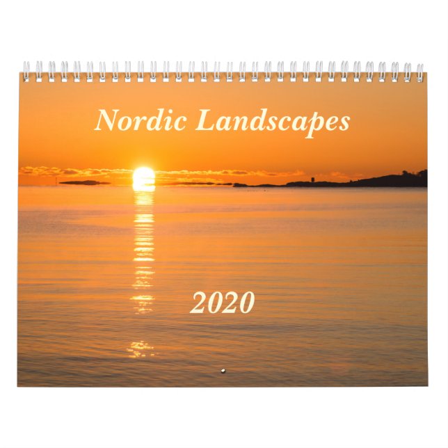 Fotografi för Nordiska landskapet Kalender (Omslag)