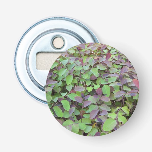 Fotografi för Red & Grönt Löv Grenar Flasköppnare (Framsidan)