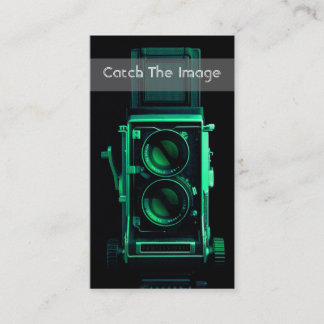 Fotografi för Vinatge kameravisitkort Visitkort