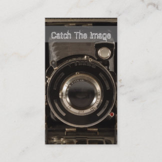 Fotografi för Vinatge kameravisitkort Visitkort