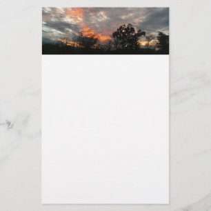 Fotografi för vintersunnelnatur brevpapper