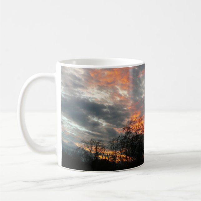 Fotografi för vintersunnelnatur kaffemugg (Vänster)