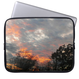 Fotografi för vintersunnelnatur laptop fodral