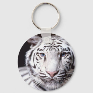 Fotografi för vitBengal tiger Nyckelring