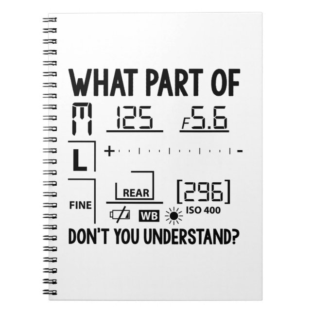 Fotografi | Fotografifotografi, presenter Anteckningsbok (Framsidan)
