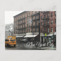 Fotografi från New York City Upper Väster Side Snö