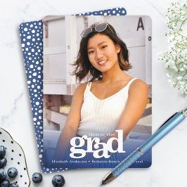 Fotografi från studenten, fet modern typografi meddelande