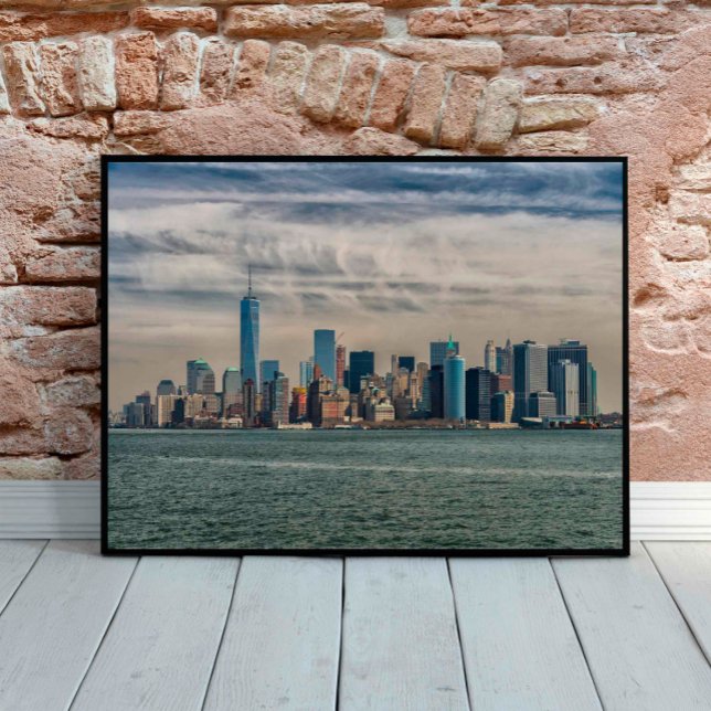 Fotografi i centrala Manhattan View, Scenfotografi Poster (Skapare uppladdad)