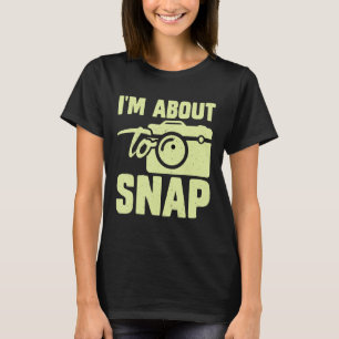 Fotografi jag är på väg att fästa fotoskrivare t shirt