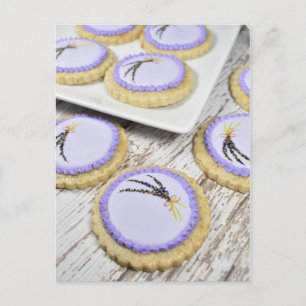 Fotografi - Lavender Shortbröd Cookies Vykort