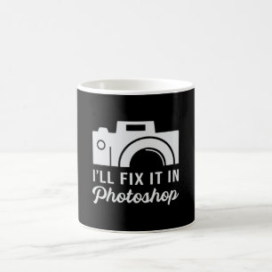 Fotografi Lens Camera Funny Gift Kaffemugg