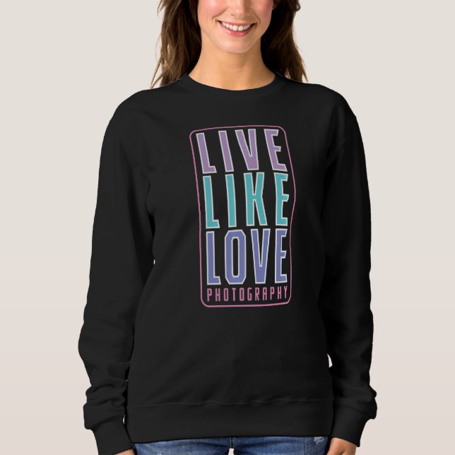 Fotografi live som Kärlek T Shirt (Framsida)