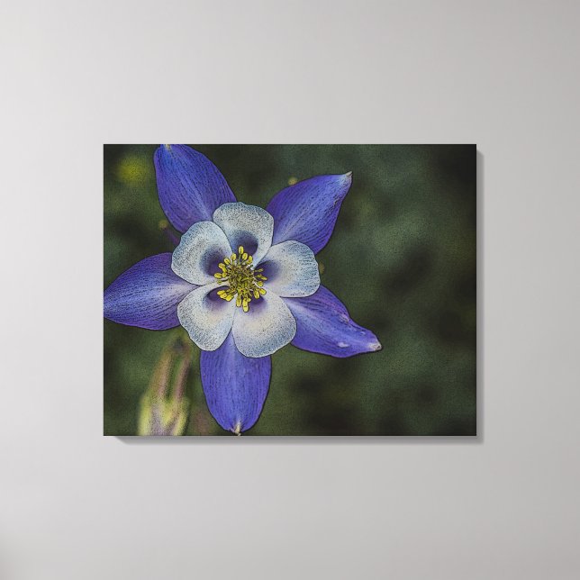 Fotografi med färgen Flower Canvastryck (Framsida)