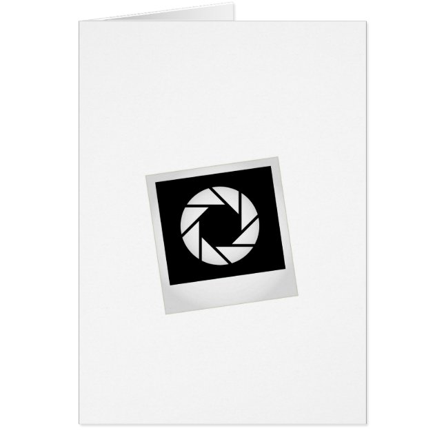 Fotografi med öppningen hälsningskort (Framsidan)