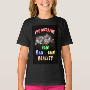 Fotografi mer verkligt än verklighet t shirt