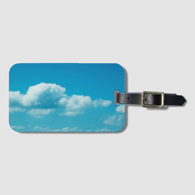 Fotografi - moln i himlar + dina idéer bagagebricka (Framsida horisontal)