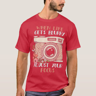 Fotografi när livstiden blir suddig Justera foten T Shirt
