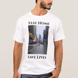Fotografi New York Stanna hemma Social Avstånd T Shirt
