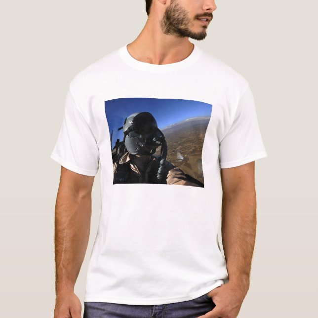 Fotografi över amerikansk Luft Force Aerial Combat T-shirt (Framsida)