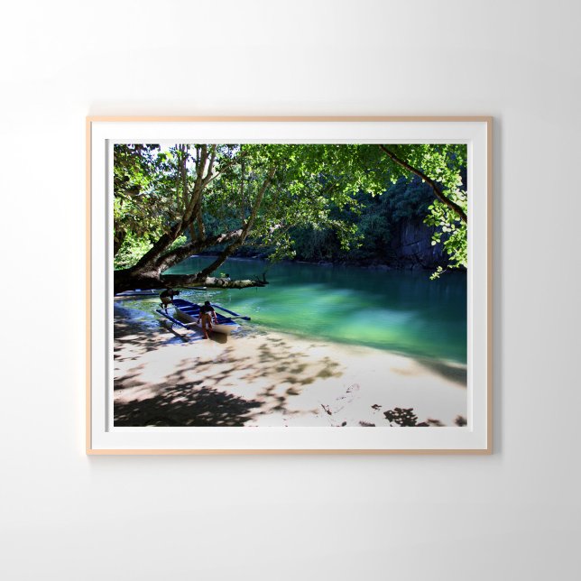 Fotografi över Beach Filippinerna under jord Poster (Skapare uppladdad)
