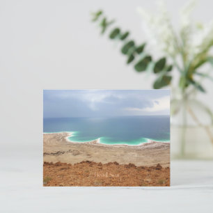 Fotografi över Döda havet Vykort