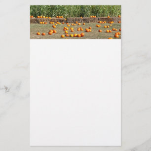 Fotografi över höstskörden i Maj och Hay Brevpapper