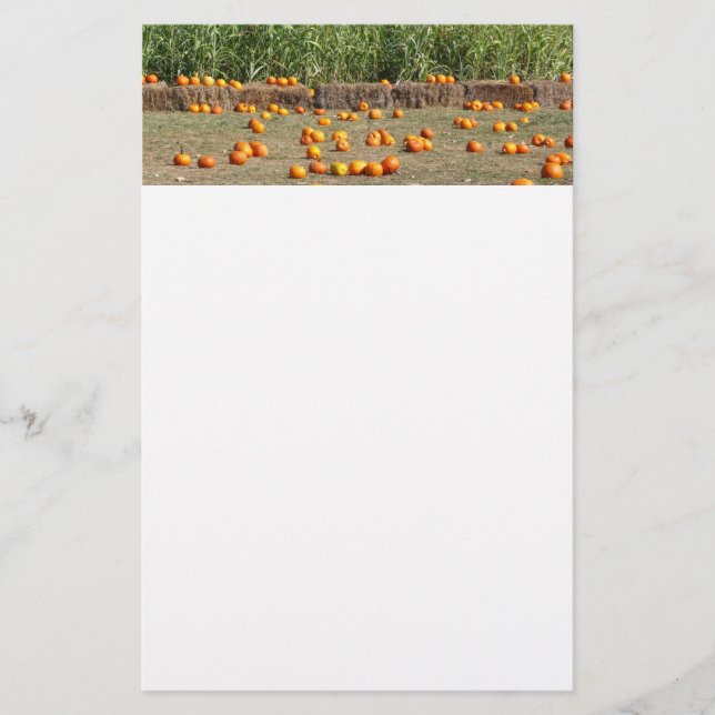 Fotografi över höstskörden i Maj och Hay Brevpapper (Framsida)
